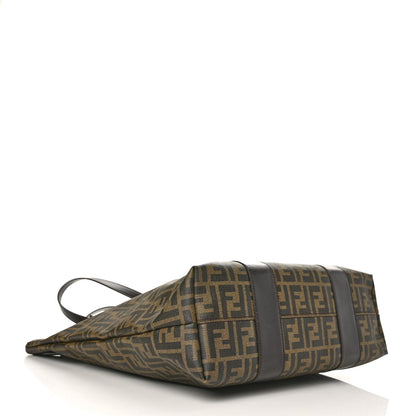 Fendi Zucca Spalmati Top Handle Tote Tobacco 3 of 6