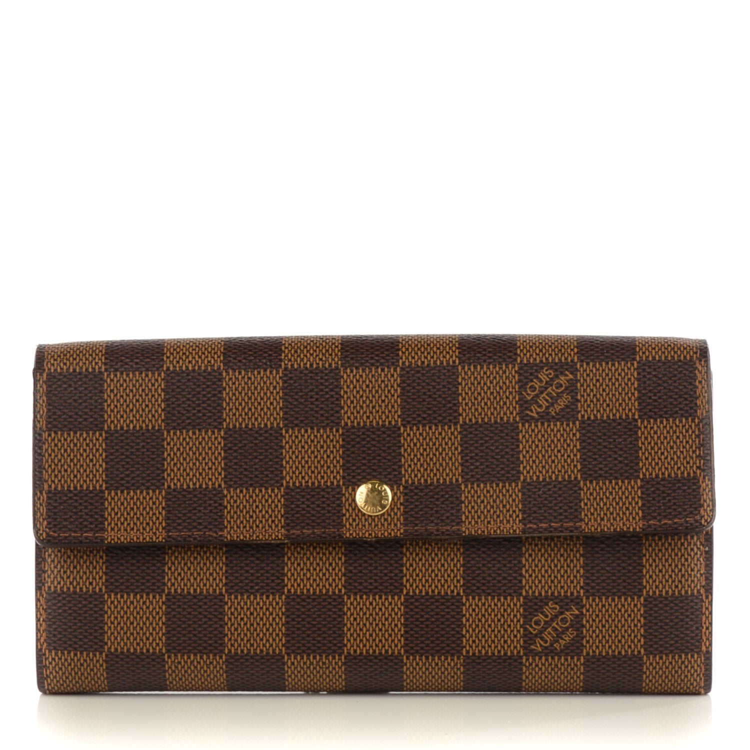 Louis Vuitton Damier Ebene Sarah Wallet 1 of 8