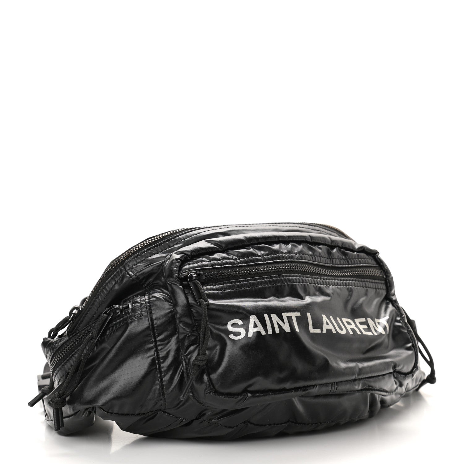 Saint Laurent Nylon Logo Nuxx Body Belt Bag Black 4 of 10