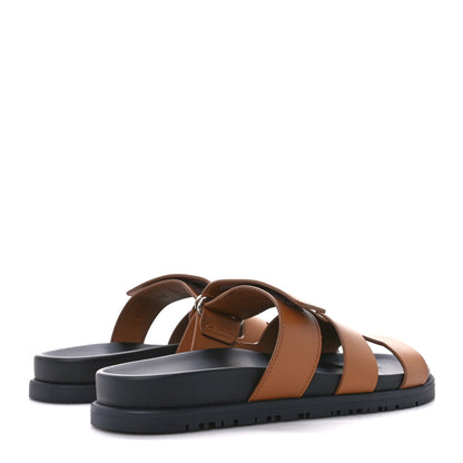 Hermes Calfskin Womens Chypre Sandals 36 Naturel 4 of 9