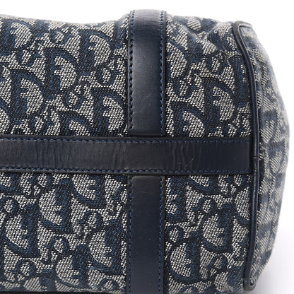 Christian Dior Monogram Boston Navy Blue 12 of 15