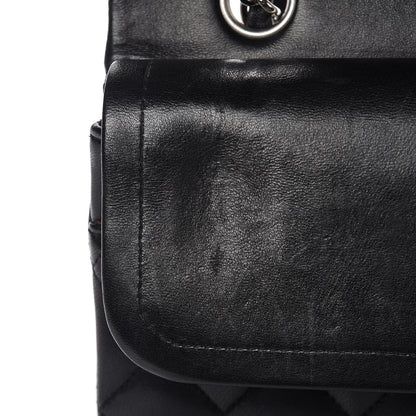 Chanel Lambskin Quilted Medium Double Flap Black 11 of 13