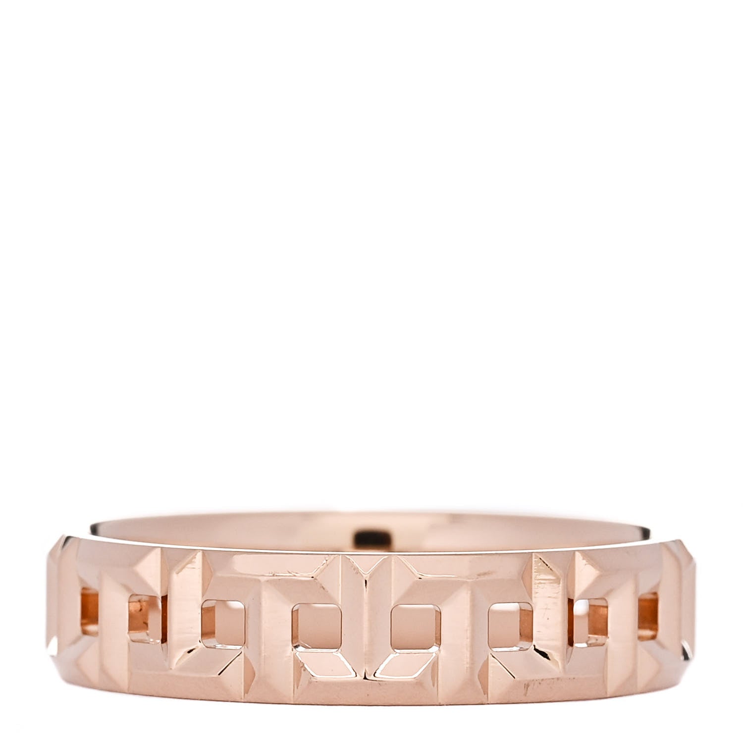 Tiffany 18K Rose Gold T True Wide Ring 66 11.5 3 of 5