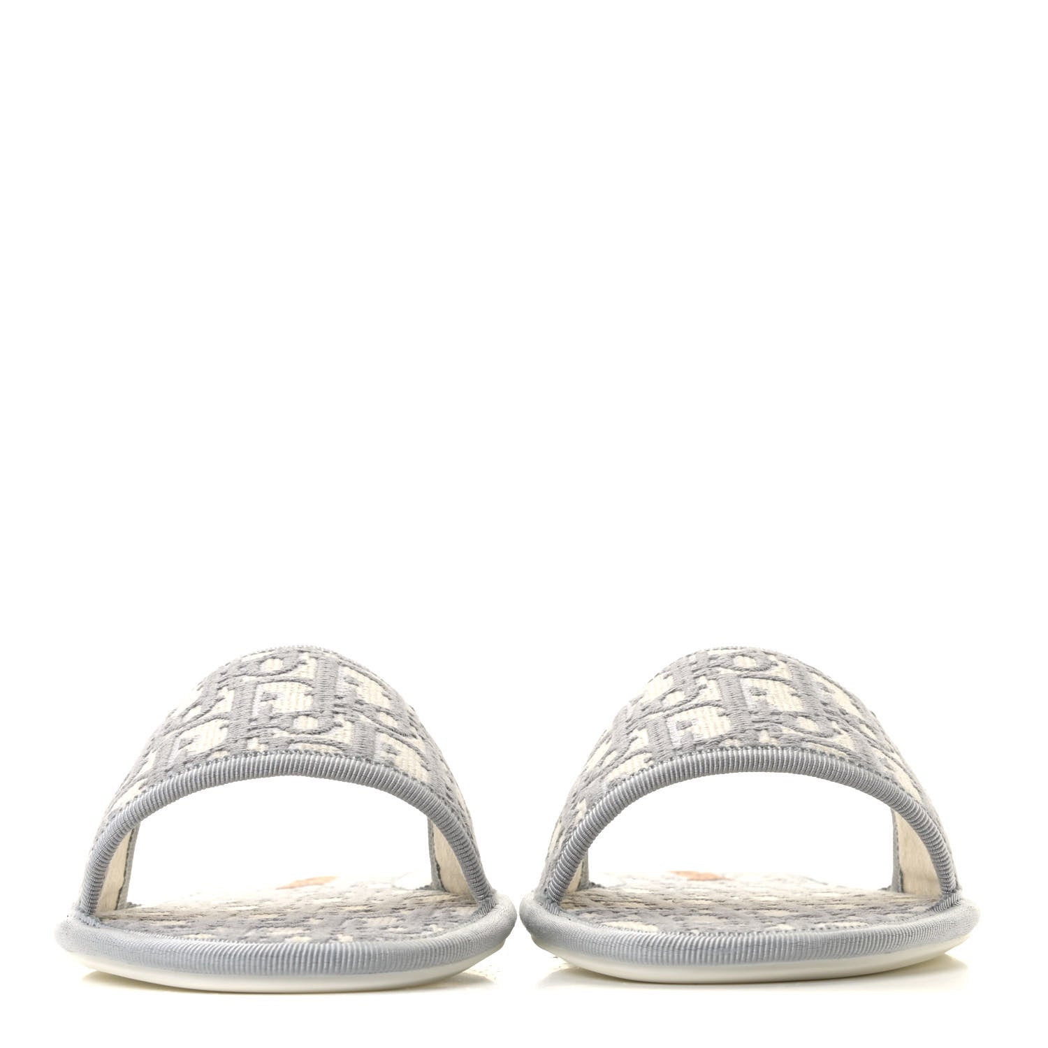 Christian Dior Velvet Oblique Chez Moi Sandal 41 Grey Stone 3 of 12