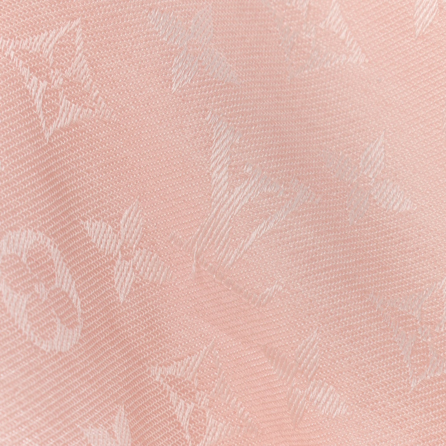 Silk Wool Monogram Denim Shawl Rose