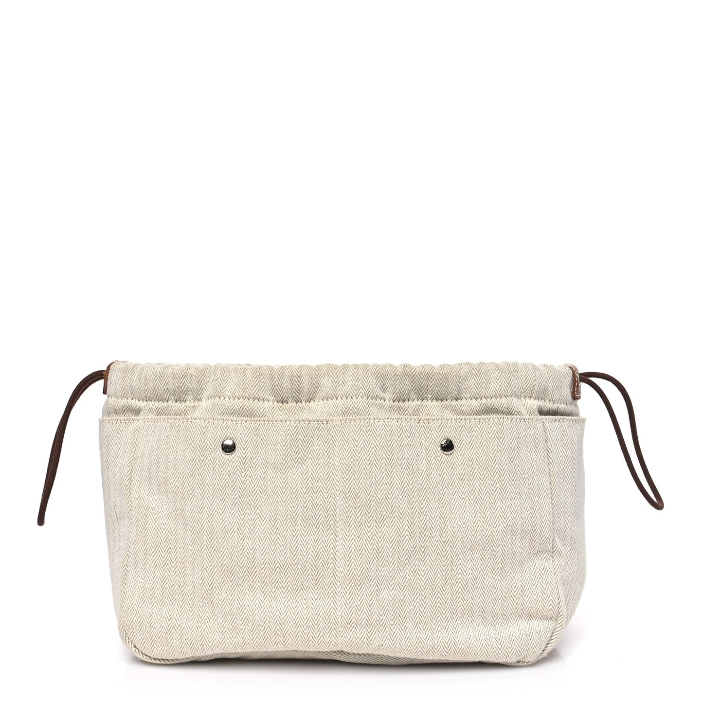 Canvas Barenia Fourbi 25 MM Pouch Naturel Fauve