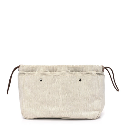 Hermes Canvas Barenia Fourbi 25 MM Pouch Naturel Fauve 1 of 9