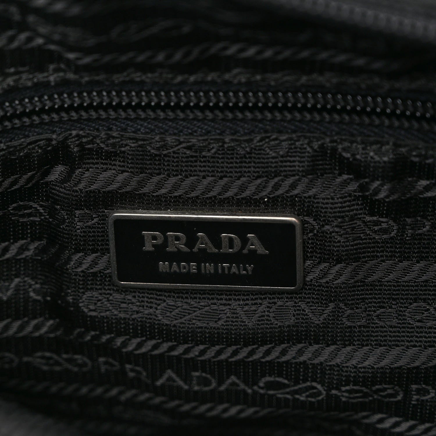 Prada Tessuto Nylon Messenger Bag Black 6 of 9