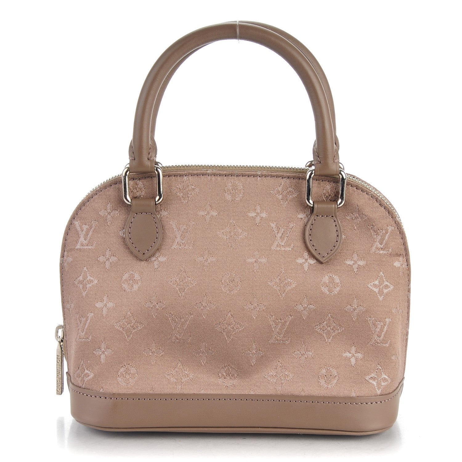 Louis Vuitton Satin Monogram Little Alma Taupe 1 of 6