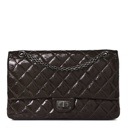 Chanel Patent Caviar Quilted 2.55 Reissue 226 Flap Brown 2 of 40