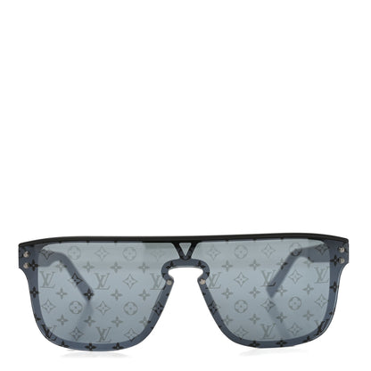 Louis Vuitton Acetate LV Waimea Square Sunglasses Z1082E Black 2 of 7