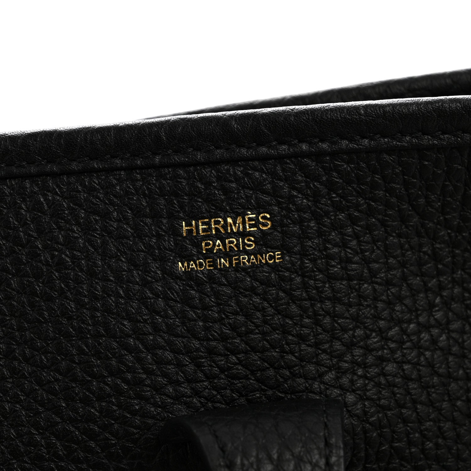 Hermes Taurillon Clemence Evelyne III PM Black 6 of 12