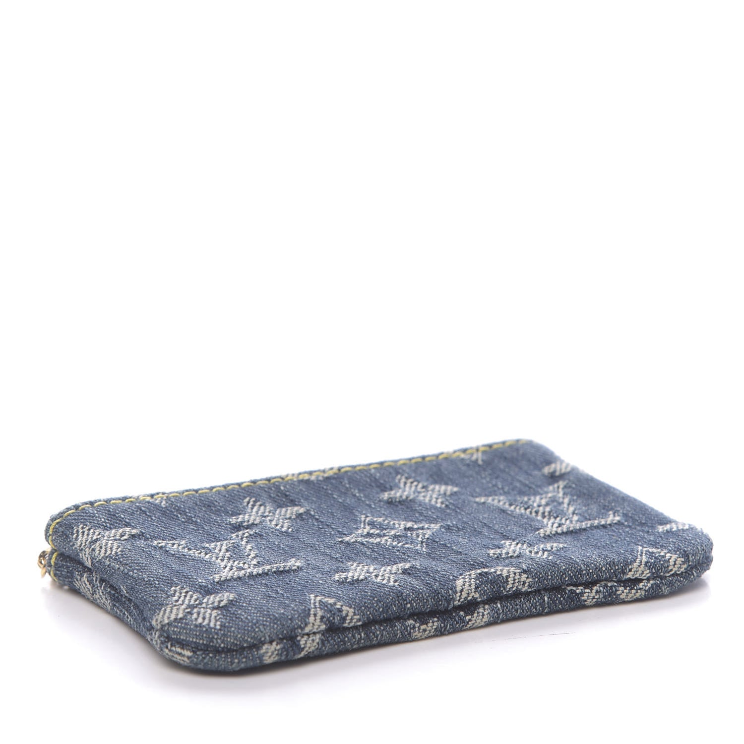 Louis Vuitton Monogram Denim Key Pouch Blue 4 of 6