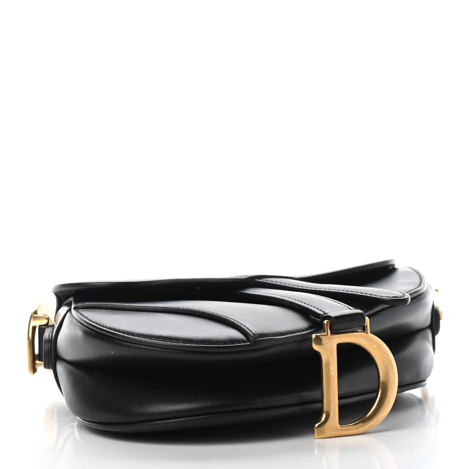 Christian Dior Calfskin Mini Saddle Bag Black 4 of 9