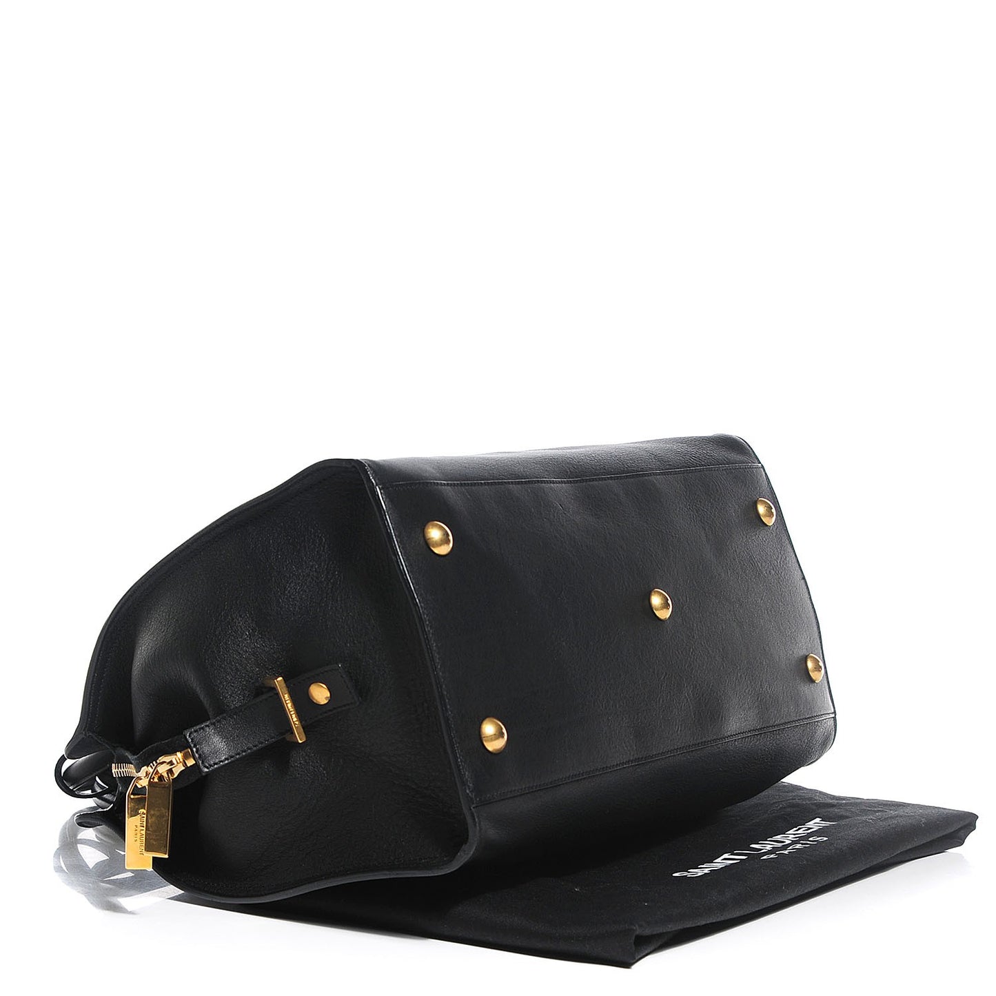 Calfskin Medium Classic Y Cabas Black