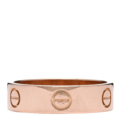 Cartier 18K Pink Gold 5.5mm LOVE Ring 58 8.25 3 of 5