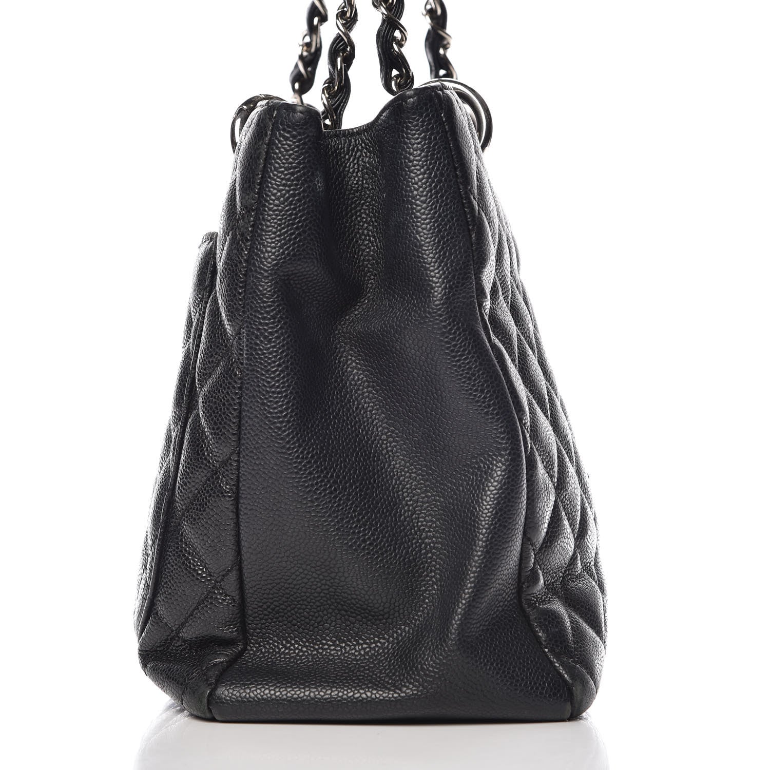 Chanel Caviar Quilted Grand Shopping Tote GST Black 14 of 15