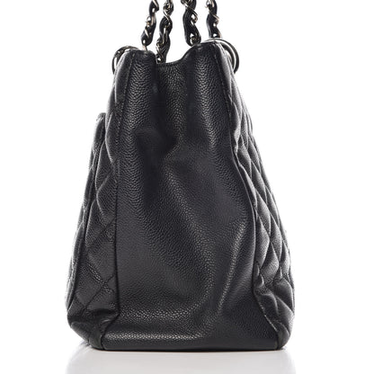 Chanel Caviar Quilted Grand Shopping Tote GST Black 14 of 15