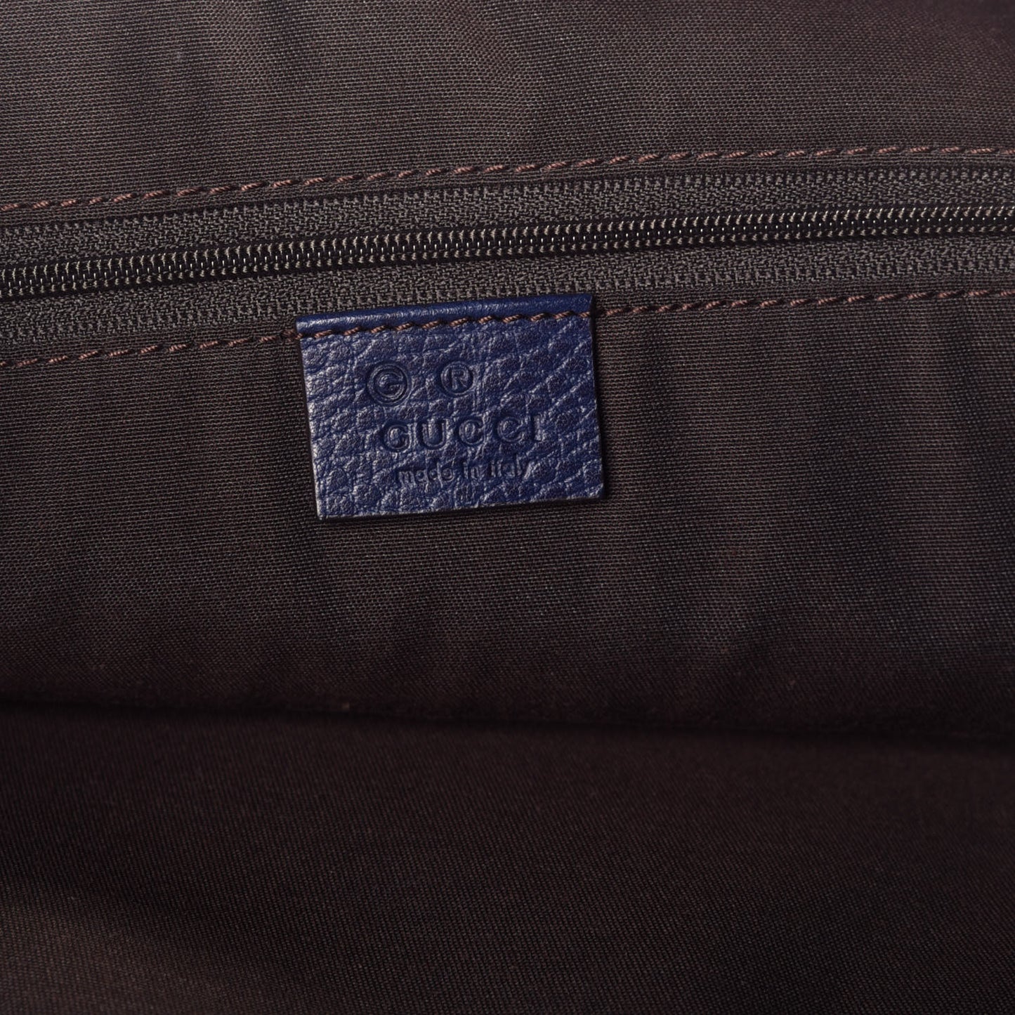 Crystal Monogram Messenger Bag Navy