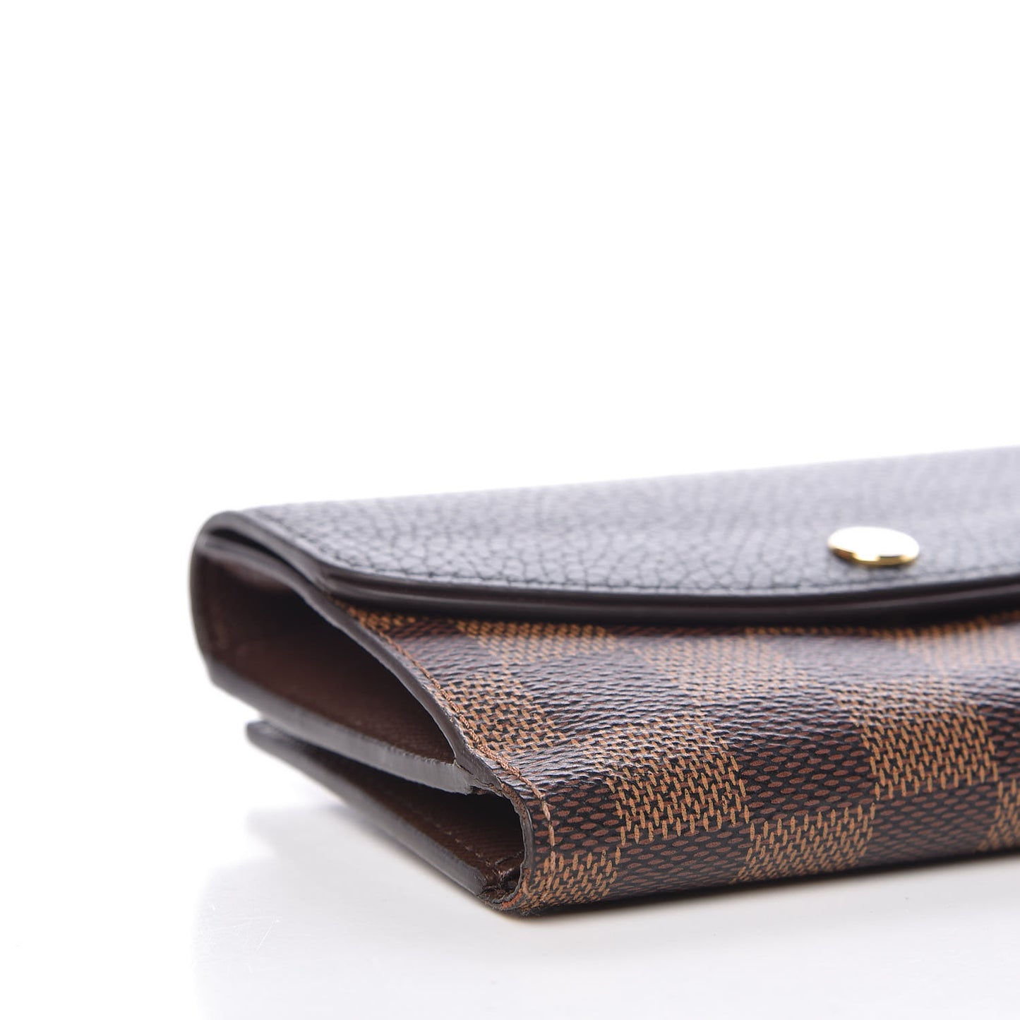 Damier Ebene Normandy Compact Wallet Black