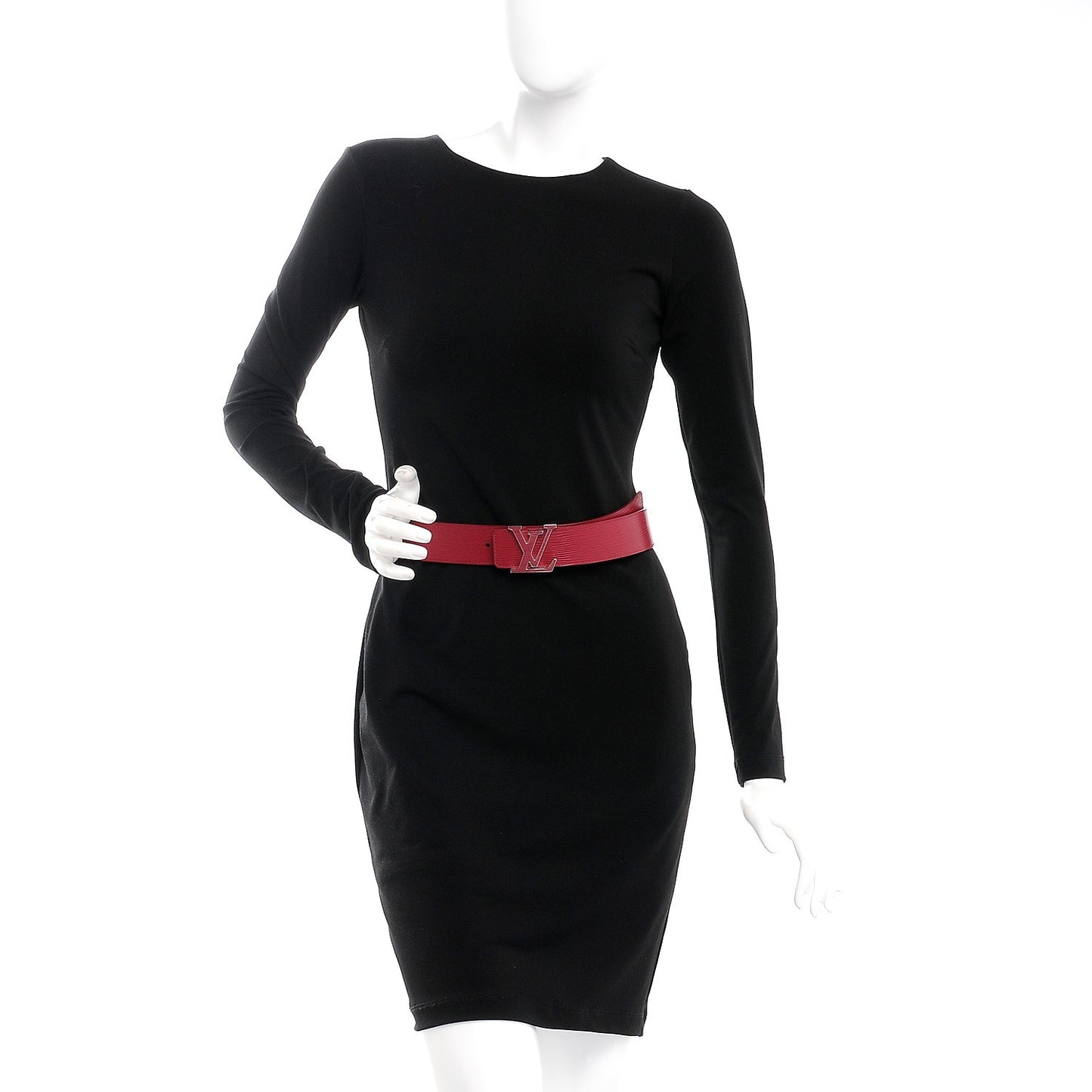 Epi LV Initiales Belt 75 30 Fuchsia