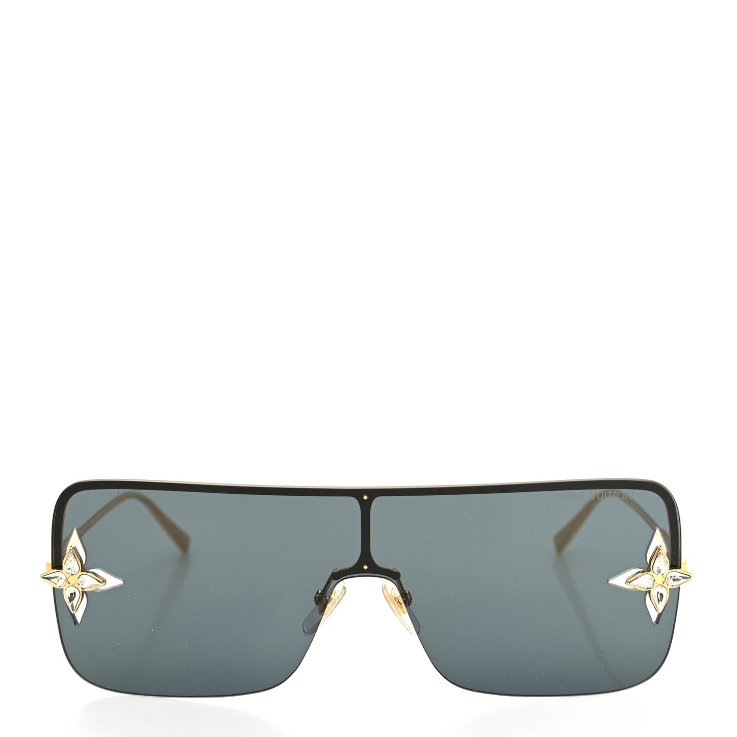 Metal Swarovski Crystal Star Light Sunglasses Z1664U Gold