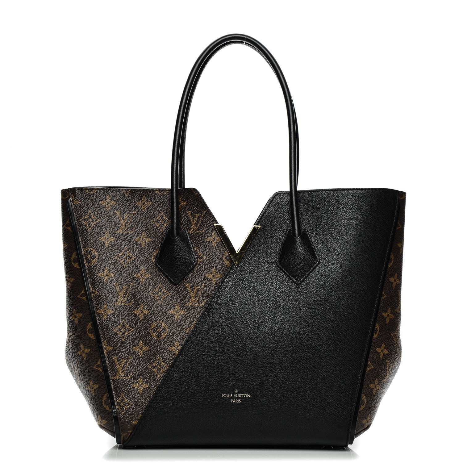 Louis Vuitton Calfskin Monogram Kimono Tote Black 1 of 7