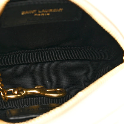 Saint Laurent Lambskin Quilted Lolita Cosmetic Pouch Crema Soft 4 of 6