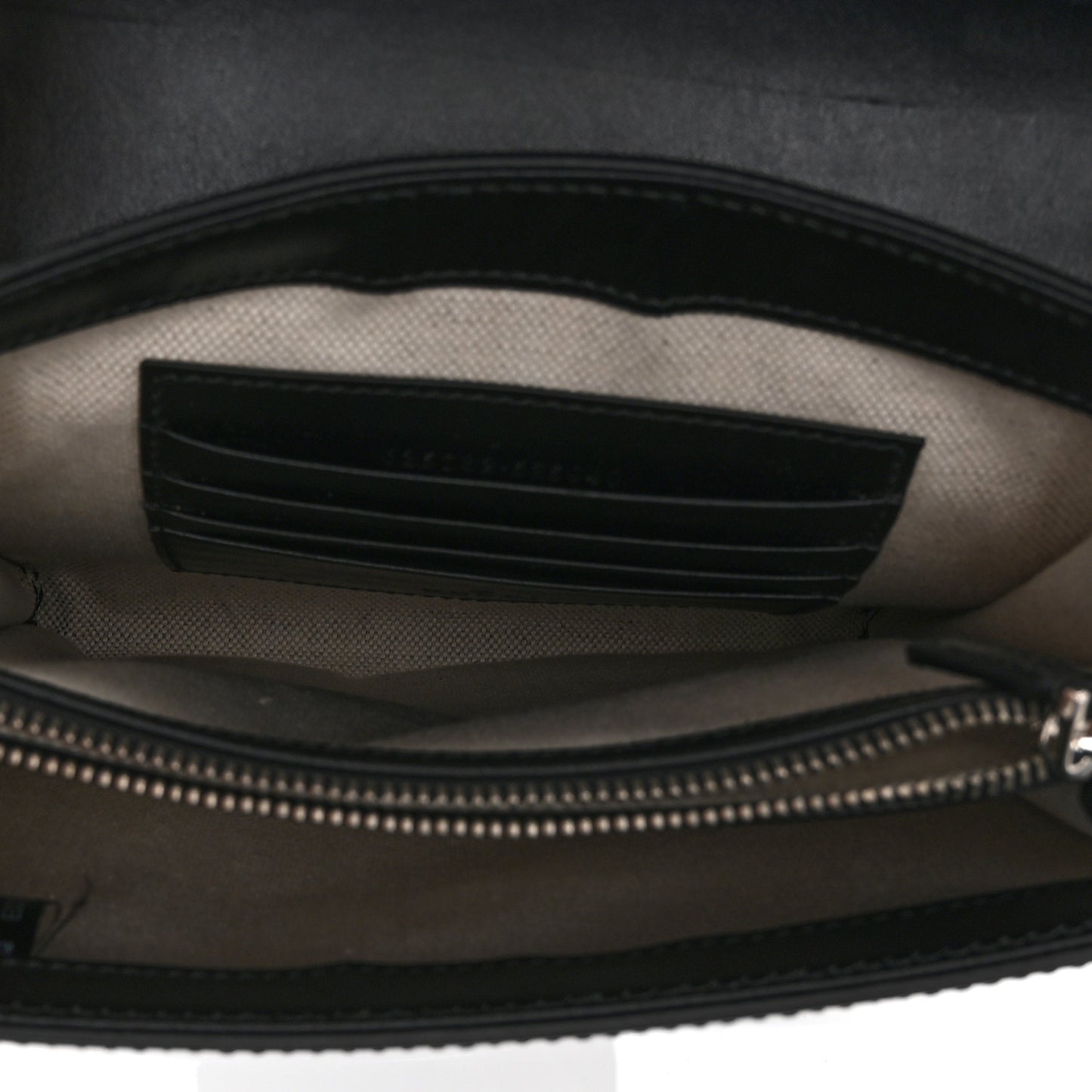 Calfskin GG Tennis Embossed Messenger Bag Black