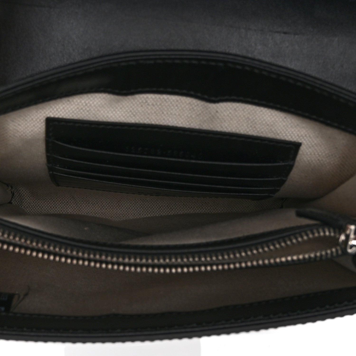Gucci Calfskin GG Tennis Embossed Messenger Bag Black 5 of 11