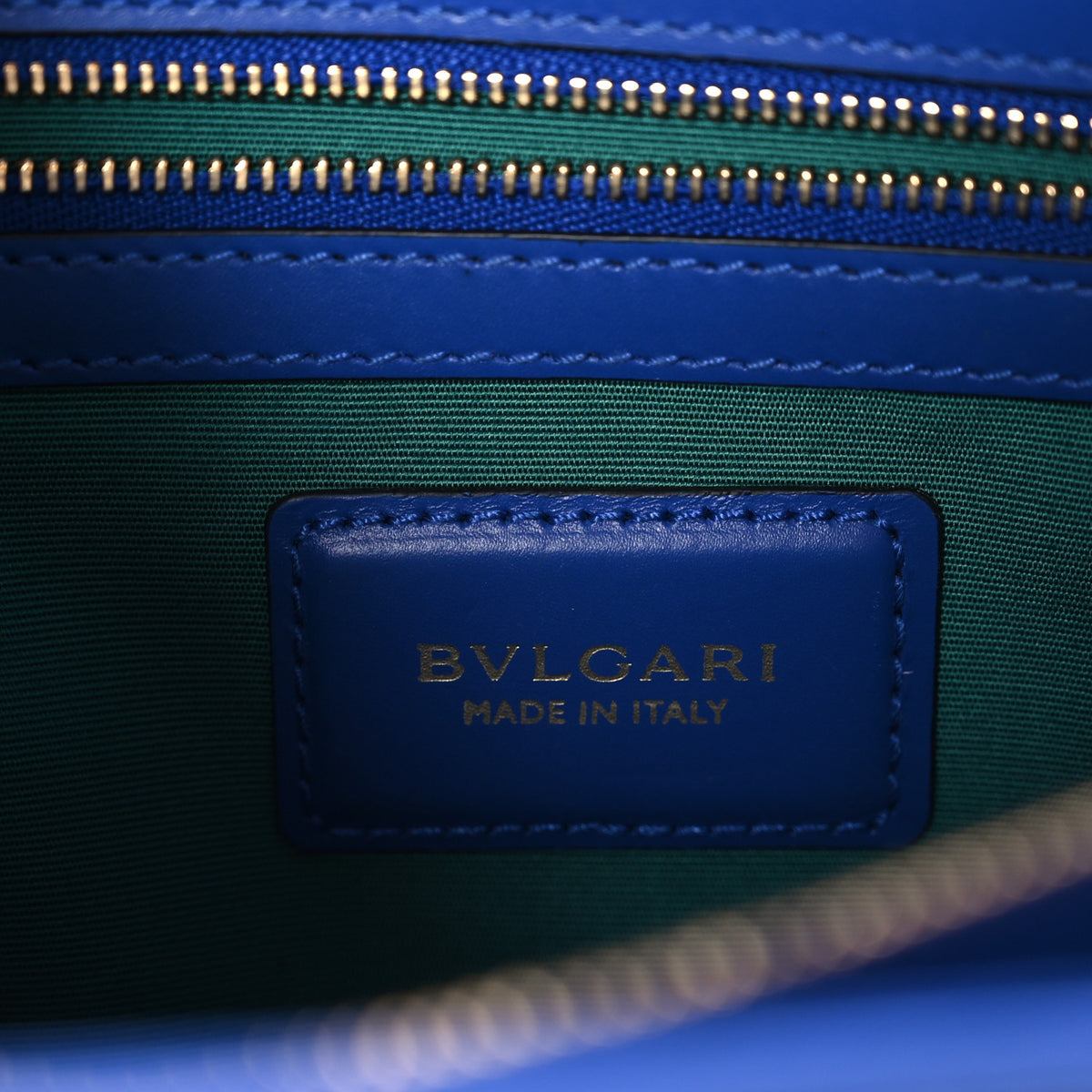 Calfskin Serpenti Forever Shoulder Bag Blue