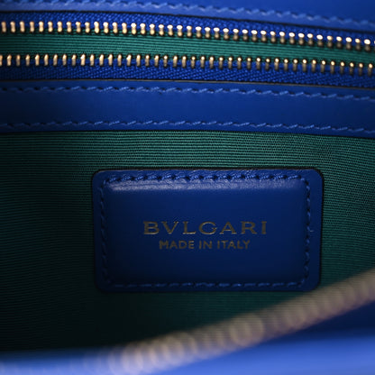 Bulgari Calfskin Serpenti Forever Shoulder Bag Blue 5 of 10