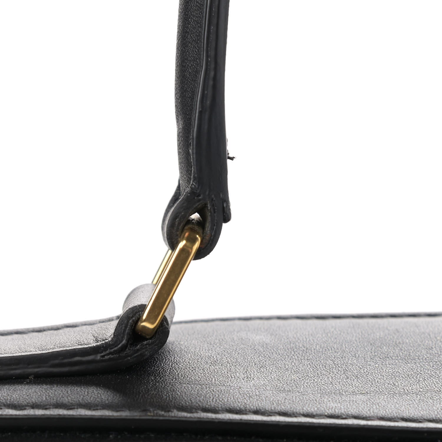 Celine Smooth Calfskin Small Ring Bag Black 12 of 14