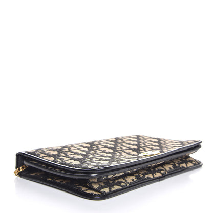 Christian Dior Monogram Chain Flap Black 4 of 8
