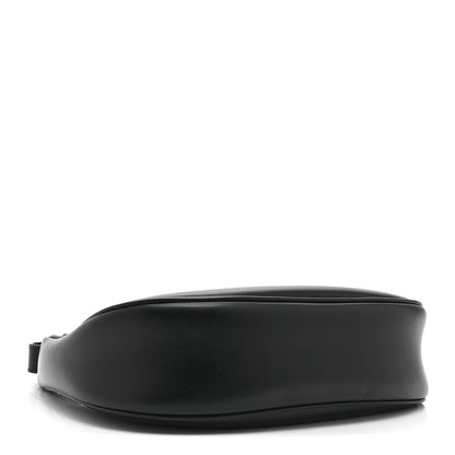 Celine Smooth Calfskin Medium Strap Ava Triomphe Shoulder Bag Black 4 of 10