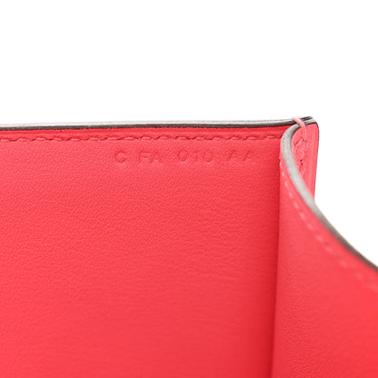 Hermes Swift Medor 23 Clutch Rose Azalee 7 of 7