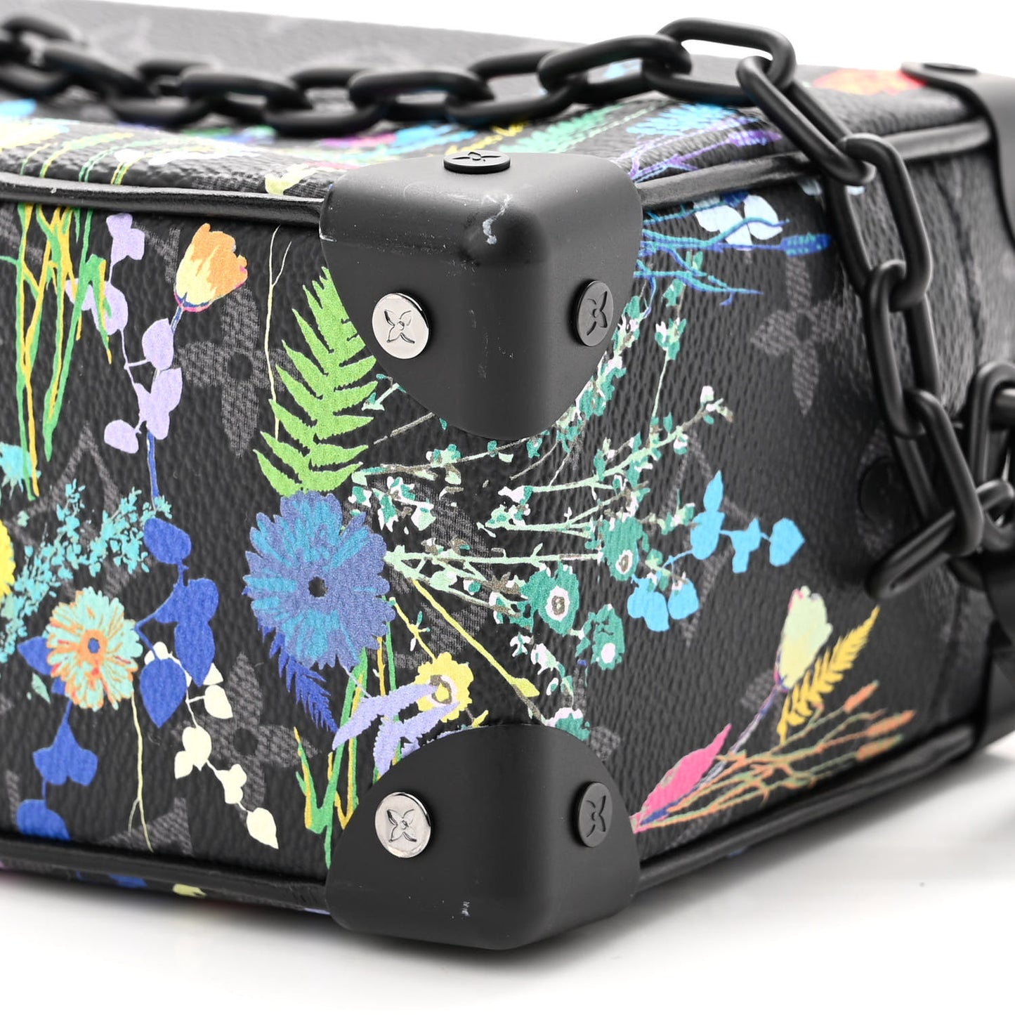 Monogram Eclipse Flower Print Mini Soft Trunk