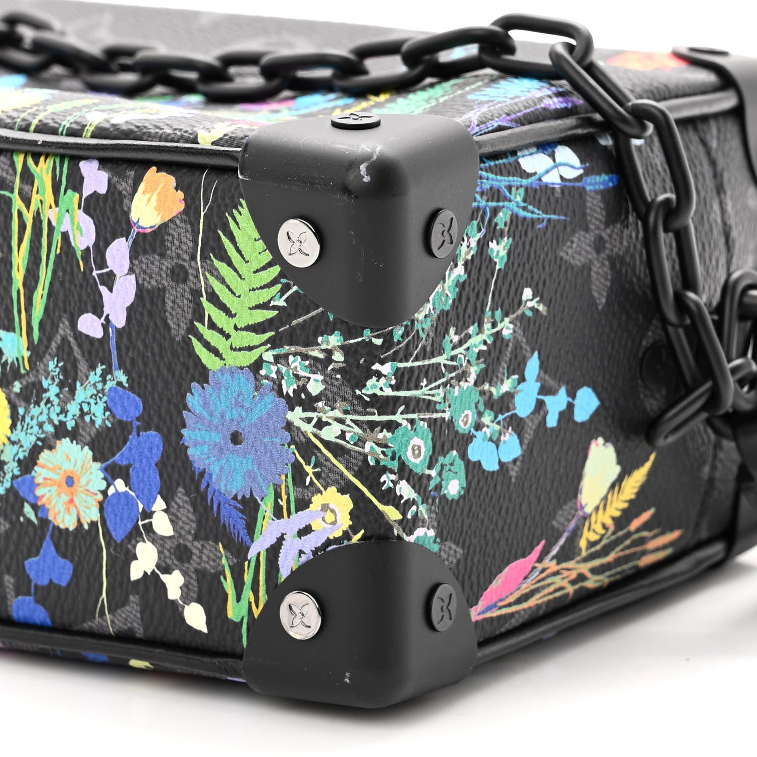 Louis Vuitton Monogram Eclipse Flower Print Mini Soft Trunk 7 of 7