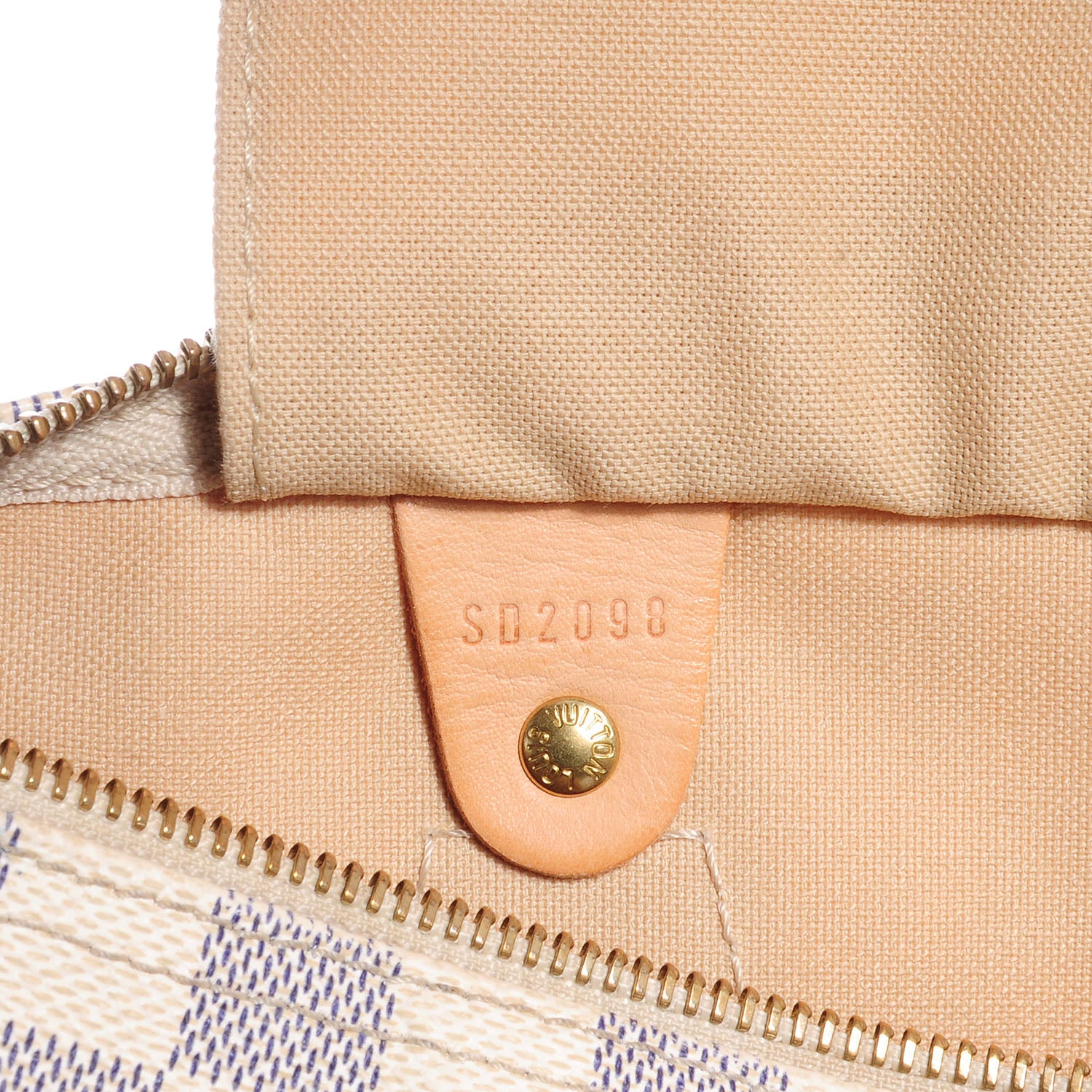Louis Vuitton Damier Azur Speedy 30 6 of 7
