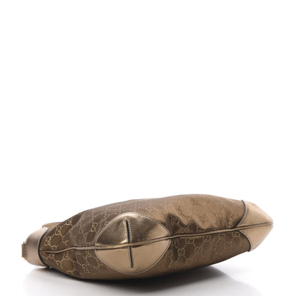 Gucci Monogram Signature Hobo Bronze 4 of 15