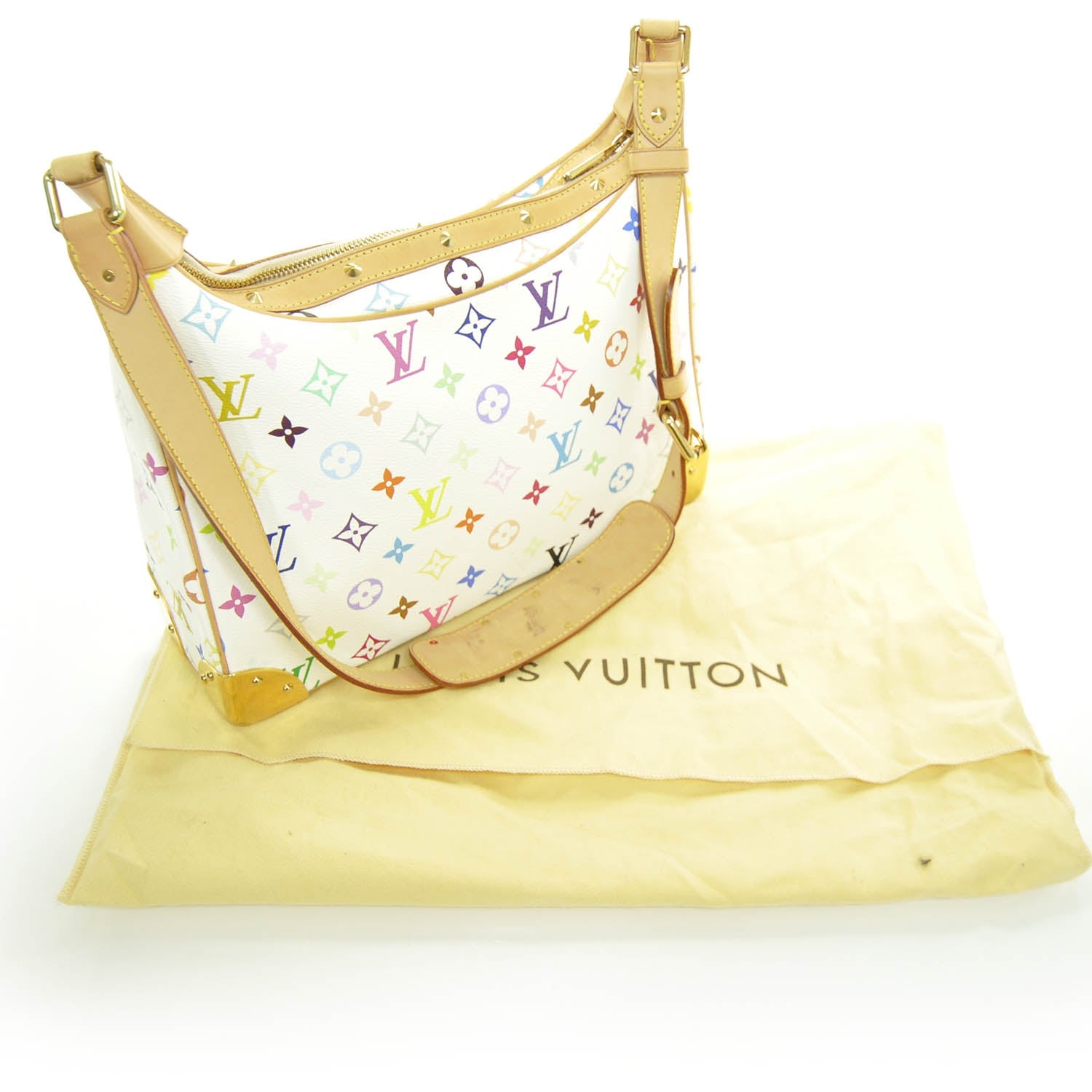 Louis Vuitton Monogram Multicolor Boulogne White 3 of 8