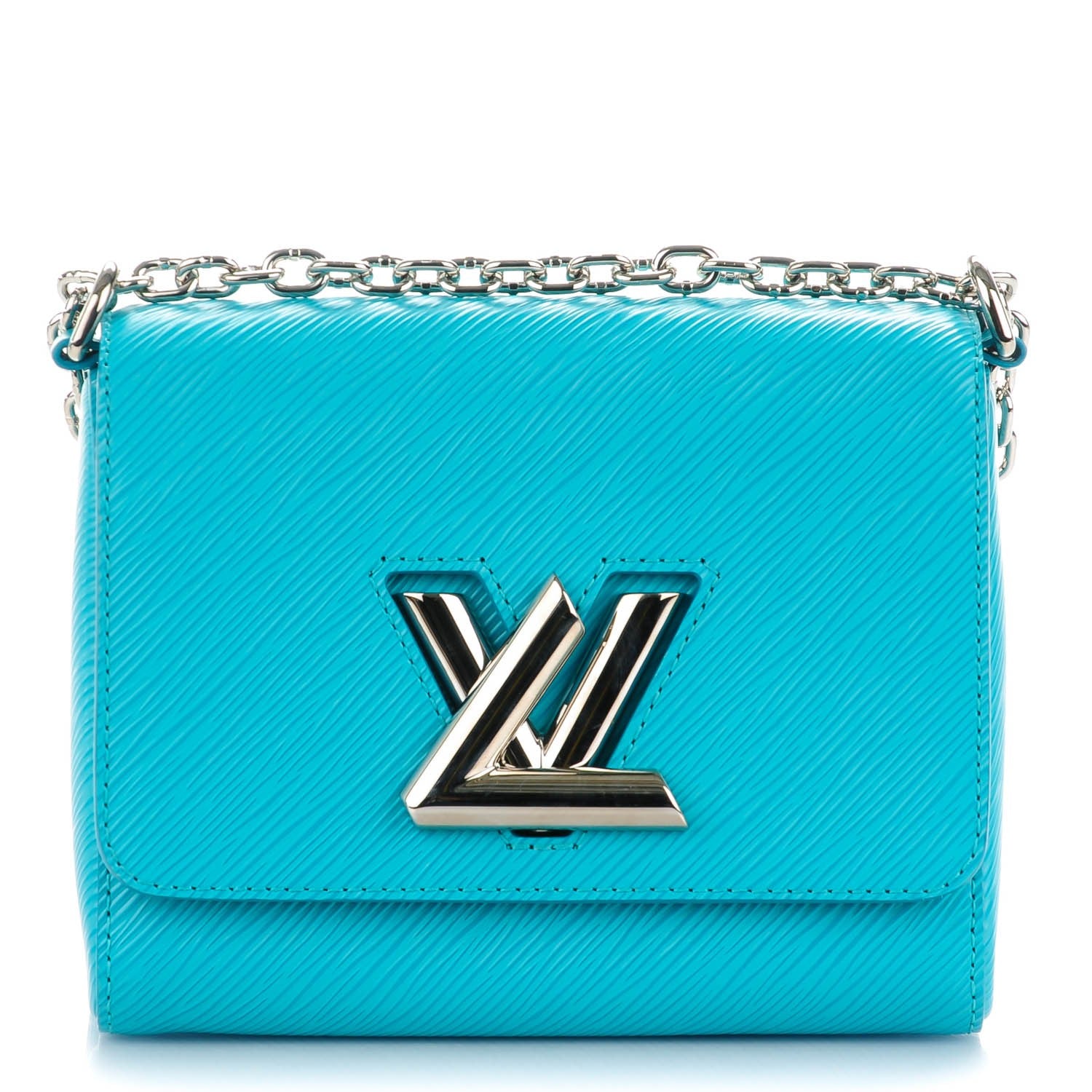 Louis Vuitton Epi Twist Shoulder Bag PM Turquoise 1 of 8