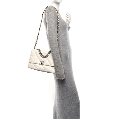 Saint Laurent Lambskin Quilted Small Loulou Puffer Monogram Chain Satchel Dark Beige 2 of 10