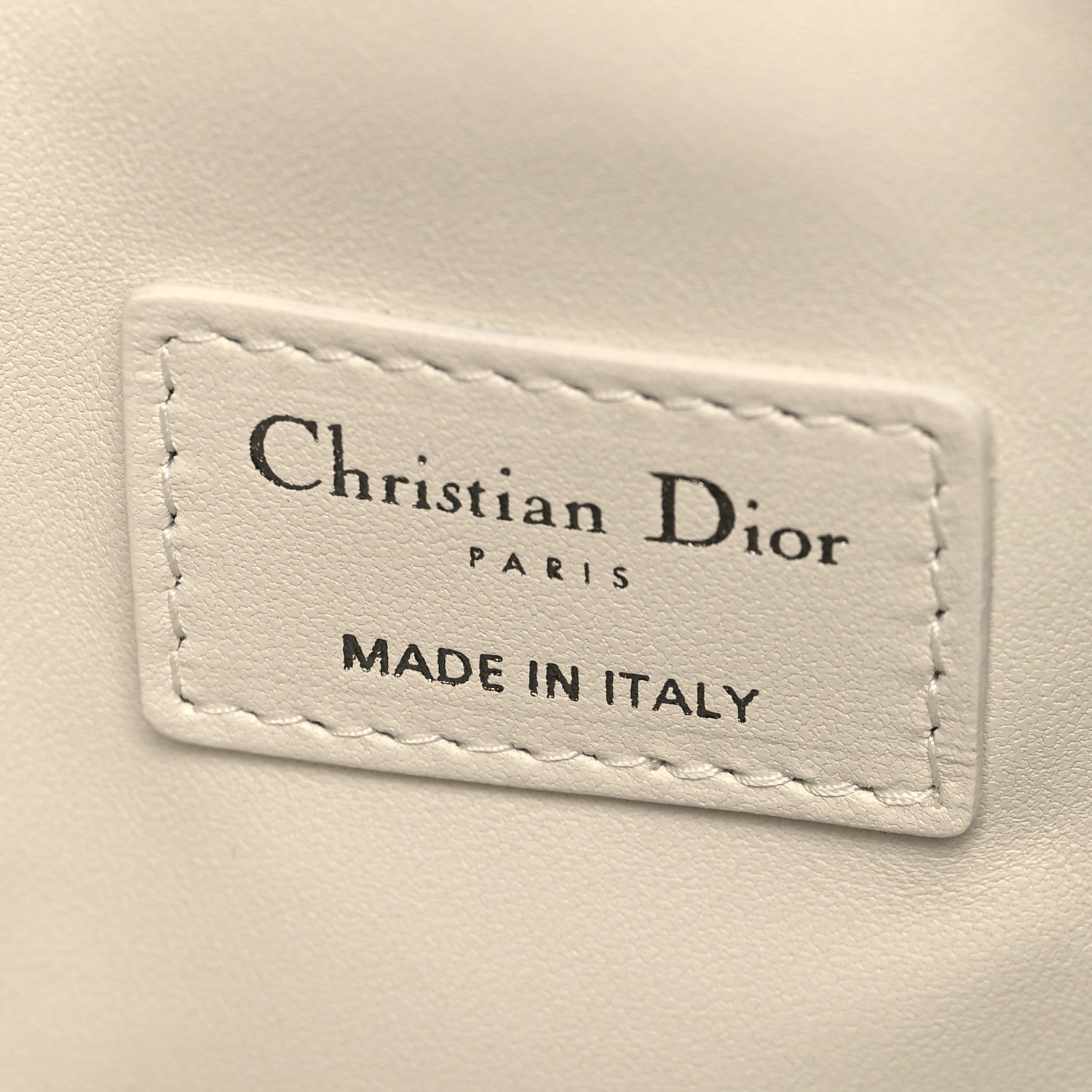 Christian Dior Calfskin Macrocannage Medium Diortravel Nomad Pouch Latte 7 of 10