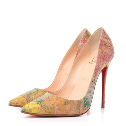 Christian Louboutin Cork Bloom Print So Kate 120 Pumps 37.5 Multicolor 3 of 11