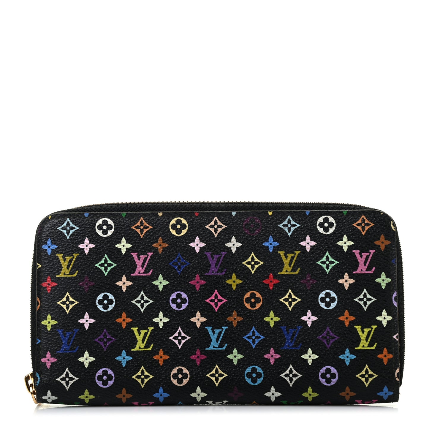 Monogram Multicolor Zippy Wallet Black Grenade
