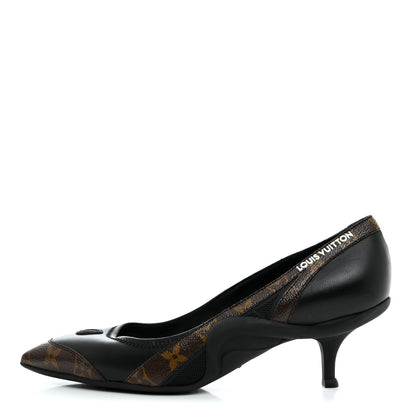 Louis Vuitton Patent Monogram Archlight Pumps 38 Black 1 of 8
