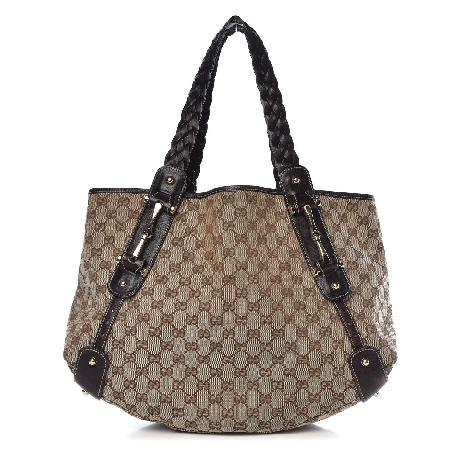 Gucci Monogram Medium Pelham Shoulder Bag Dark Brown 1 of 9