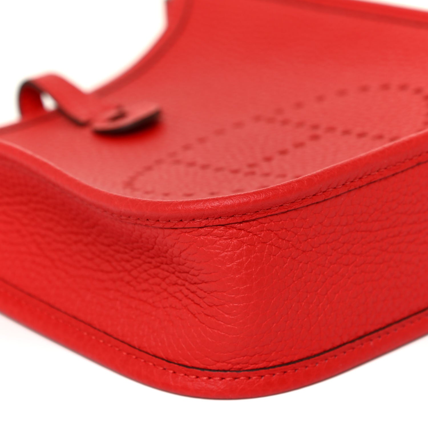 Hermes Taurillon Clemence Evelyne TPM Rouge De Coeur 8 of 11