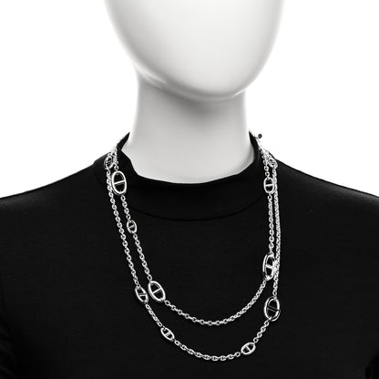 Hermes Sterling Silver Farandole Necklace 120 2 of 6